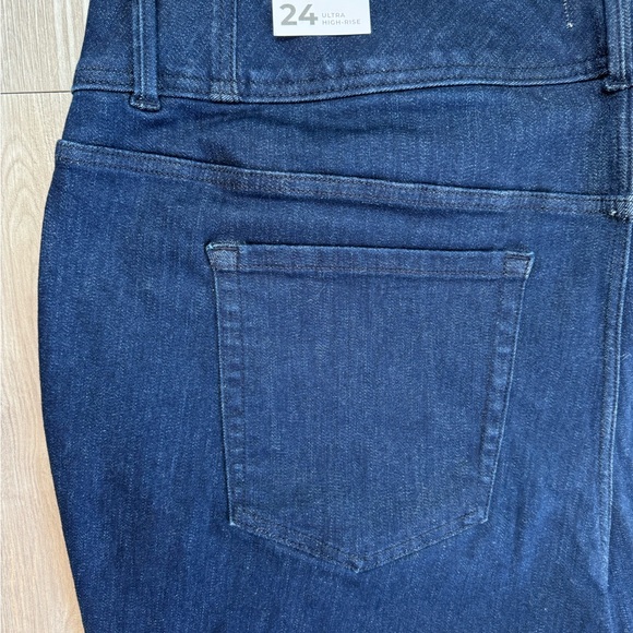 NWT Lane Bryant Ultra High Rise Flare plus size 22 blue jean pant work office - Picture 8 of 9